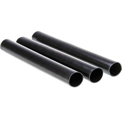 Alpha Wire Adhesive Lined Heat Shrink Tubing, Black 76.2mm Sleeve Dia. x 152mm Length 5.6:1 Ratio, FIT-621 Series