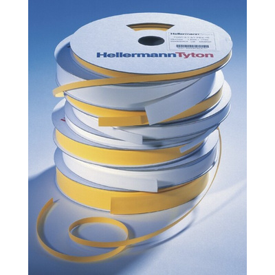 HellermannTyton Heat Shrink Tubing, Yellow 3mm Sleeve Dia. x 176m Length 3:1 Ratio, TCGT3 Series