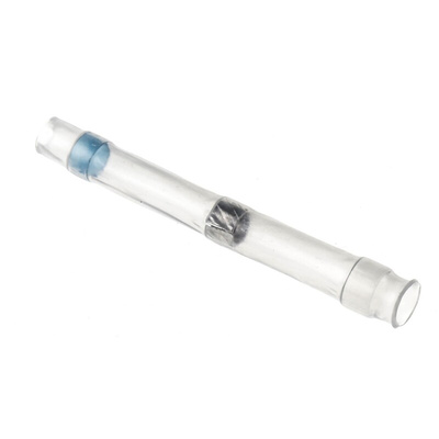 TE Connectivity Transparent Polyolefin Solder Sleeve 26mm Length 0.4 → 1.7mm Cable Diameter