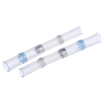 TE Connectivity Transparent Polyolefin Solder Sleeve 42mm Length 1.3 → 2.7mm Cable Diameter