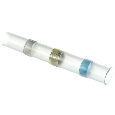 TE Connectivity Transparent Polyolefin Solder Sleeve 42mm Length 1.8 → 4.5mm Cable Diameter