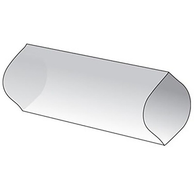 Alpha Wire Heat Shrink Tubing, Natural 4.57mm Sleeve Dia. x 1.2m Length 1.2:1 Ratio, FIT-400 Series