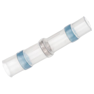 TE Connectivity Transparent Polyolefin Solder Sleeve 21mm Length 2.8 → 7.3mm Cable Diameter