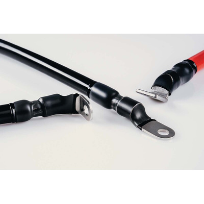 HellermannTyton Adhesive Lined Halogen Free Heat Shrink Tubing 18.3mm Sleeve Dia. x 1.2m Length 4:1 Ratio, SA47-LA