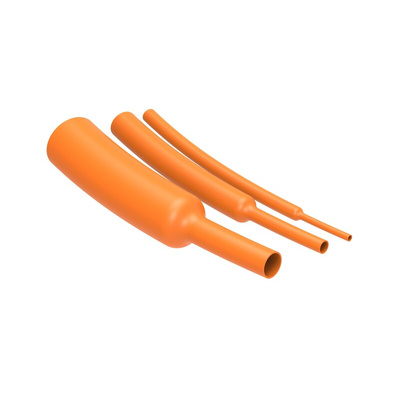 TE Connectivity Heat Shrink Tubing, Orange 50mm Sleeve Dia. 2:1 Ratio, RAYCHEM VOLINSU EVSW Series