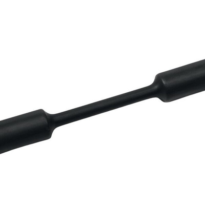 HellermannTyton Halogen Free Heat Shrink Tube, Black 6.4mm Sleeve Dia. x 30m Length 2:1 Ratio, TFN21 Series