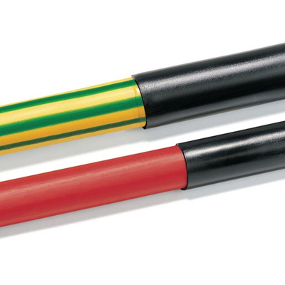 HellermannTyton Halogen Free Heat Shrink Tube, Black 4.8mm Sleeve Dia. x 60m Length 2:1 Ratio, TR27 Series