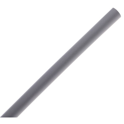 TE Connectivity Heat Shrink Tubing, Grey 4.8mm Sleeve Dia. x 1.2m Length 2:1 Ratio, RNF-100 Series