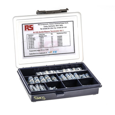 TE Connectivity Solder Sleeve Kit 1.5 → 15.1mm Cable Diameter