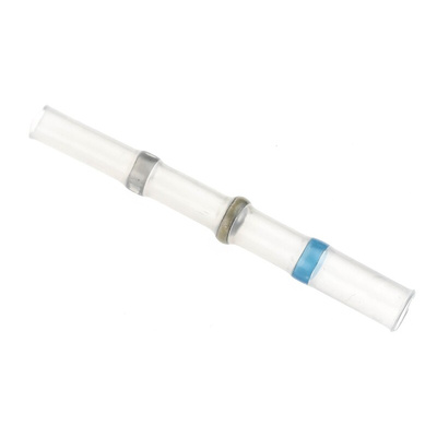 TE Connectivity Transparent Polyolefin Solder Sleeve 42mm Length 1.3 → 2.7mm Cable Diameter