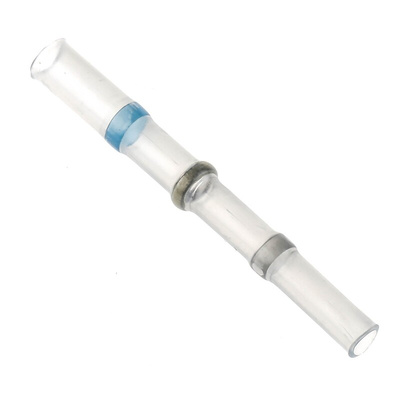TE Connectivity Transparent Polyolefin Solder Sleeve 42mm Length 1.3 → 2.7mm Cable Diameter