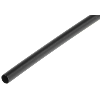 HellermannTyton Heat Shrink Tubing, Black 3mm Sleeve Dia. x 200mm Length 3:1 Ratio, HIS-3 BAG Series