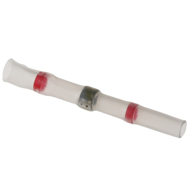 TE Connectivity Red Polyolefin Solder Sleeve 42mm Length Maximum of 2.7mm Cable Diameter
