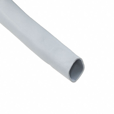 Alpha Wire Heat Shrink Tubing, Grey x 8m Length, FIT-FLEX Series