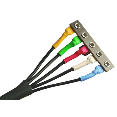 Alpha Wire Heat Shrink Tubing, Black 50.8mm Sleeve Dia. 2:1 Ratio, FIT-221 Series
