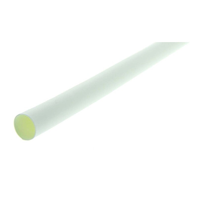 TE Connectivity Halogen Free Heat Shrink Tubing, White 4.8mm Sleeve Dia. x 300m Length 2:1 Ratio, CGPT Series