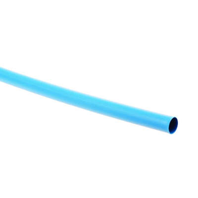 TE Connectivity Halogen Free Heat Shrink Tubing, Blue 2.4mm Sleeve Dia. x 300m Length 2:1 Ratio, CGPT Series