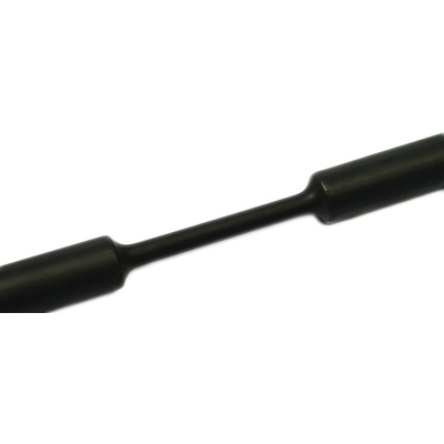 HellermannTyton Heat Shrink Tubing, Black 40mm Sleeve Dia. x 30m Length 3:1 Ratio, TF31 Series
