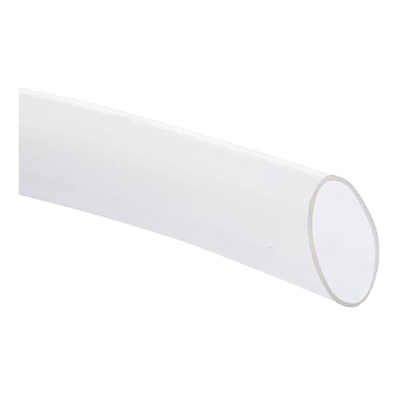 HellermannTyton Halogen Free Heat Shrink Tubing, Clear 9.5mm Sleeve Dia. x 50m Length 2:1 Ratio, TF24 Series