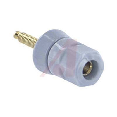 Superior Electric 30A, Blue Binding Post With Brass Contacts and Gold Plated - 12.7mm Hole Diameter