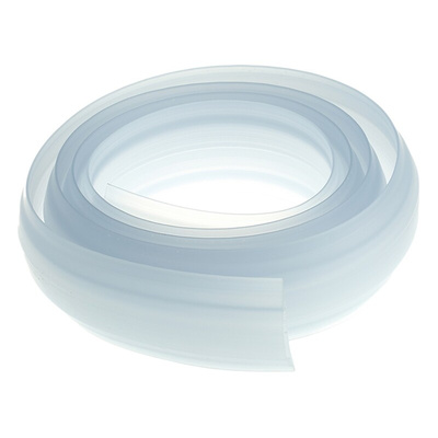 Vulcascot 3m Transparent Cable Cover, 30 x 8mm Inside dia.