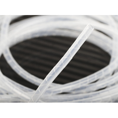 RS PRO Spiral Wrap, I.D 4mm, 25mm Polyethylene