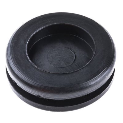 Essentra Black PVC 19mm Cable Grommet for Maximum of 15.5mm Cable Dia.