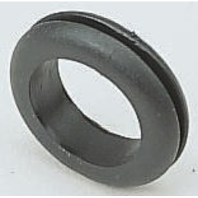 Legrand Black PVC 17mm Cable Grommet for Maximum of 12mm Cable Dia.