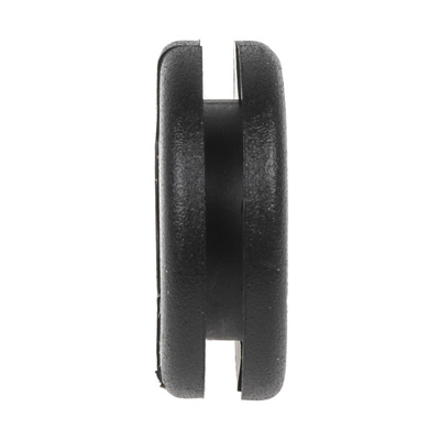RS PRO Black PVC 9.5mm Cable Grommet for Maximum of 6.4mm Cable Dia.