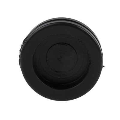 RS PRO Black PVC 25mm Cable Grommet for Maximum of 20.5mm Cable Dia.