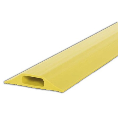 Vulcascot 9m Yellow Cable Cover, 14 x 8mm Inside dia.