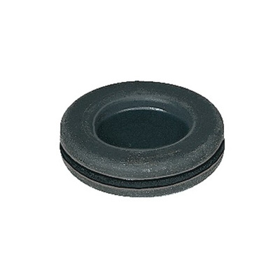 SES Sterling Black Polychloroprene 20mm Cable Grommet for Maximum of 13.5mm Cable Dia.