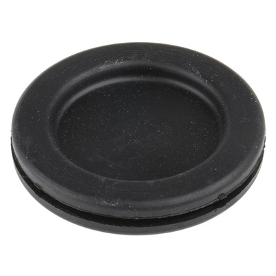 SES Sterling Black Polychloroprene 50mm Cable Grommet for Maximum of 39mm Cable Dia.