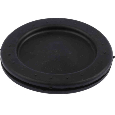 RS PRO Black Polychloroprene 64mm Cable Grommet for Maximum of 53mm Cable Dia.
