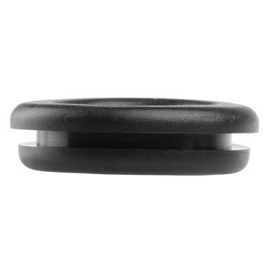 SES Sterling Black PVC 22mm Cable Grommet for Maximum of 16mm Cable Dia.