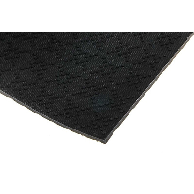 RS PRO 1.2m Black Cable Cover in Rubber