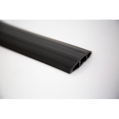 RS PRO 9m Black Cable Cover in PVC, 17mm Inside dia.