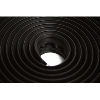 RS PRO 9m Black Cable Cover in PVC, 17mm Inside dia.