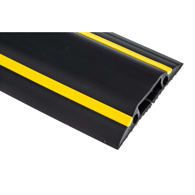 RS PRO 1.8m Cable Cover in PVC, 30mm Inside dia.