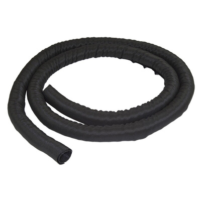 StarTech.com Black Cable Cover in Nylon, Polyester