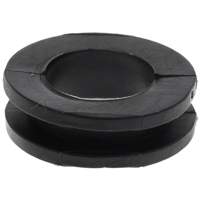 HellermannTyton Black PVC 18mm Cable Grommet for Maximum of 14mm Cable Dia.