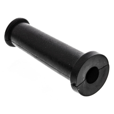 HellermannTyton Black PVC 9mm Cable Grommet for Maximum of 5.3mm Cable Dia.