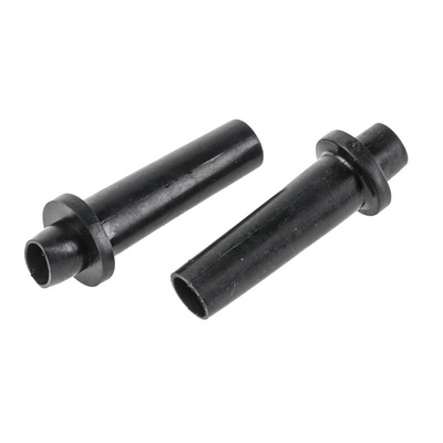 HellermannTyton Black PVC 8.8mm Cable Grommet for Maximum of 6.5mm Cable Dia.
