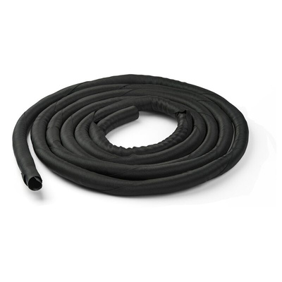 StarTech.com 15ft Black Cable Cover in Nylon, Polyester