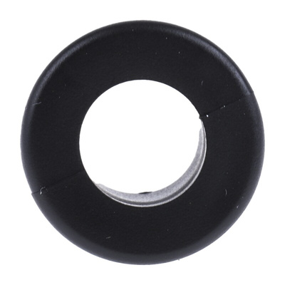 RS PRO Black PVC 12mm Cable Grommet for Maximum of 8mm Cable Dia.