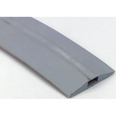 Vulcascot 9m Grey Cable Cover, 14 x 8mm Inside dia.