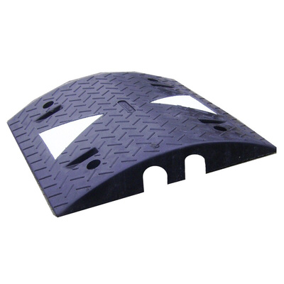 RS PRO 500mm Black/White Cable Cover in Rubber, 50mm Inside dia.