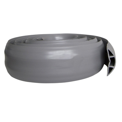RS PRO 5m Grey Cable Cover in PVC, 15 x 30mm Inside dia.