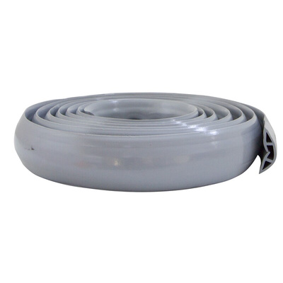 RS PRO 500mm Grey Cable Cover in PVC, 12 x 19mm Inside dia.