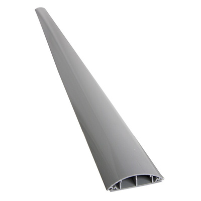 RS PRO 2m Grey Cable Cover in PVC, 17 x 10mm Inside dia.